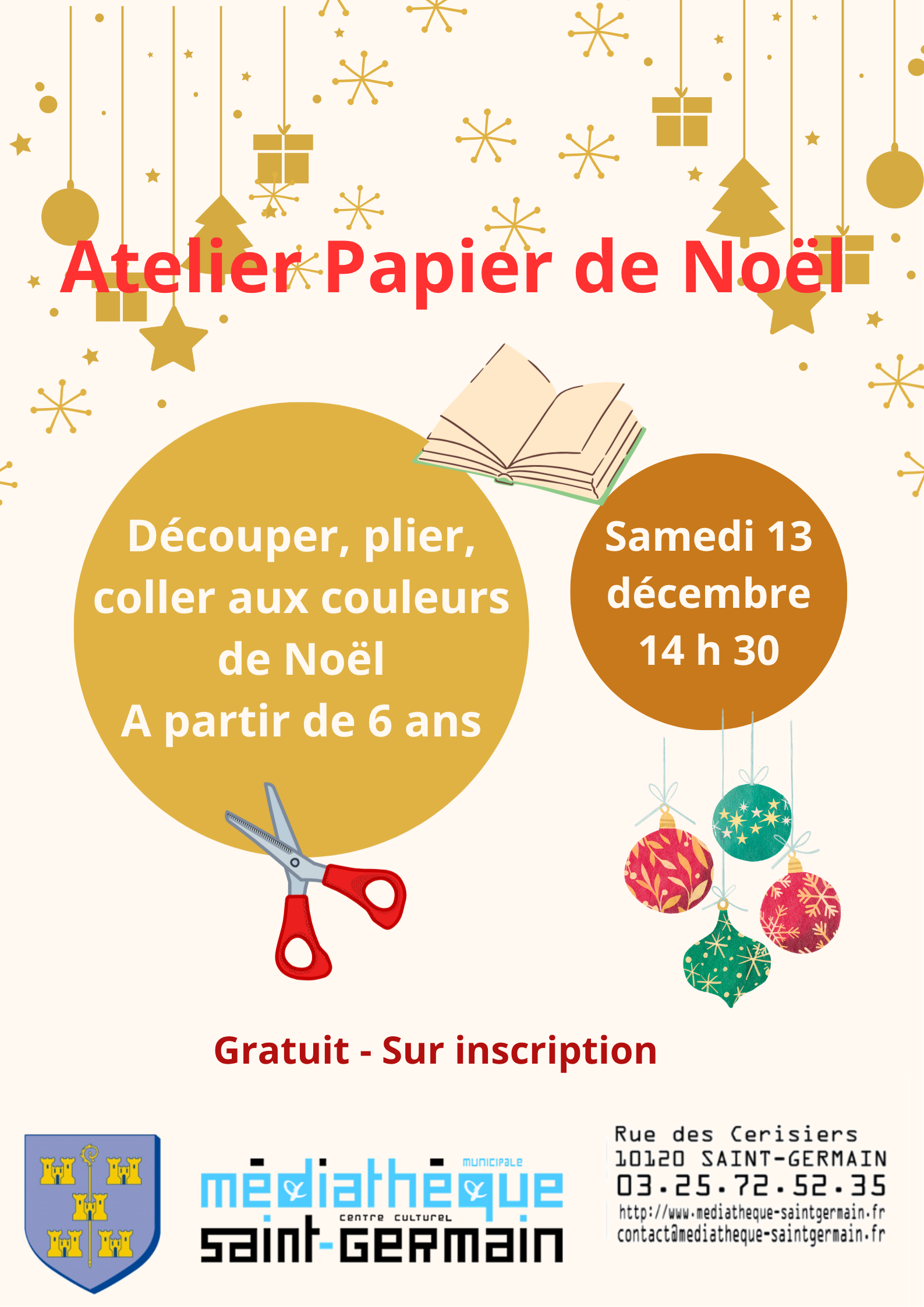 Atelier papier de Noël