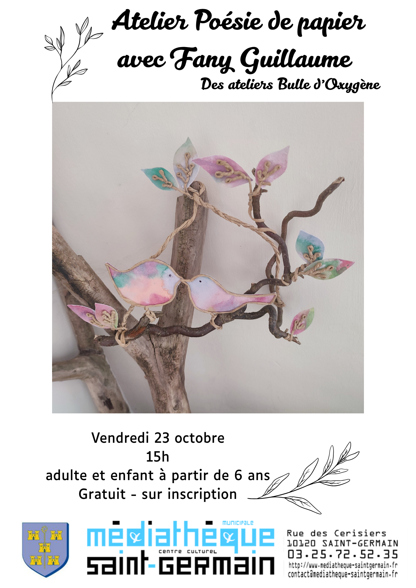 Atelier poésie de papier